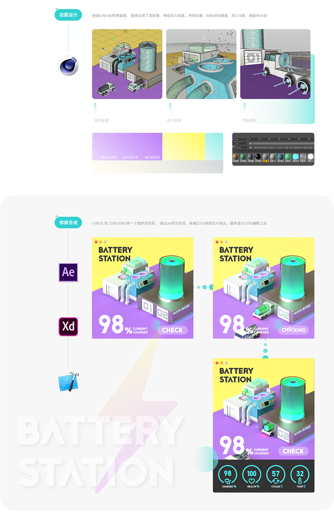 Battery Station | MAC电池监管APP（图ZMjEyNzMxMTA0） - APP界面 - 站酷设计师栗石设计原创素材 - 站酷ZCOOL