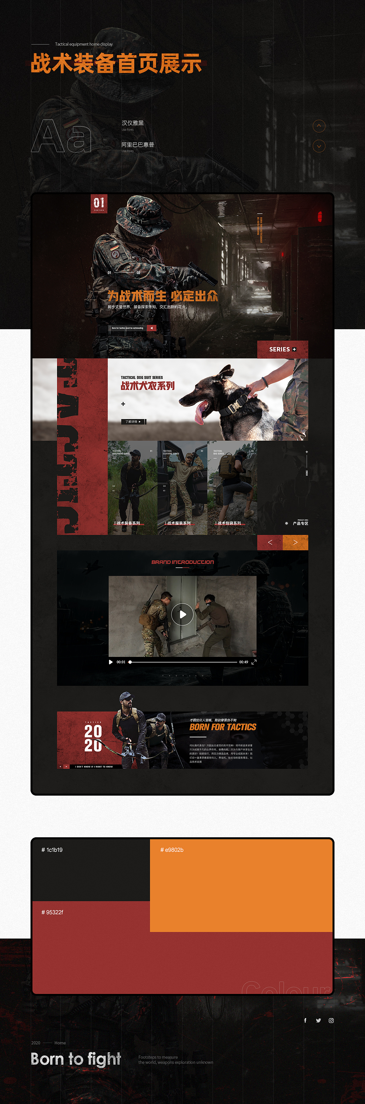 军迷战术装备首页+板式练习（图ZMjA3MjM1NDky） - 电商 - 站酷设计师LIIIN_林原创素材 - 站酷ZCOOL