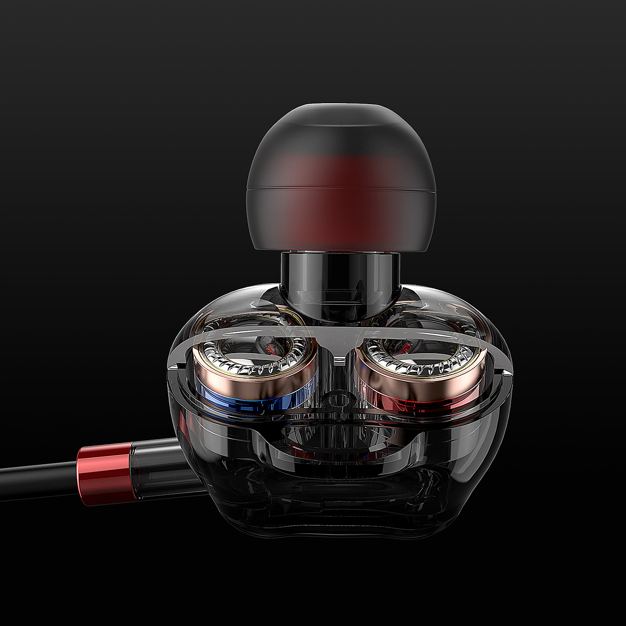 蓝牙耳机3D建模渲染