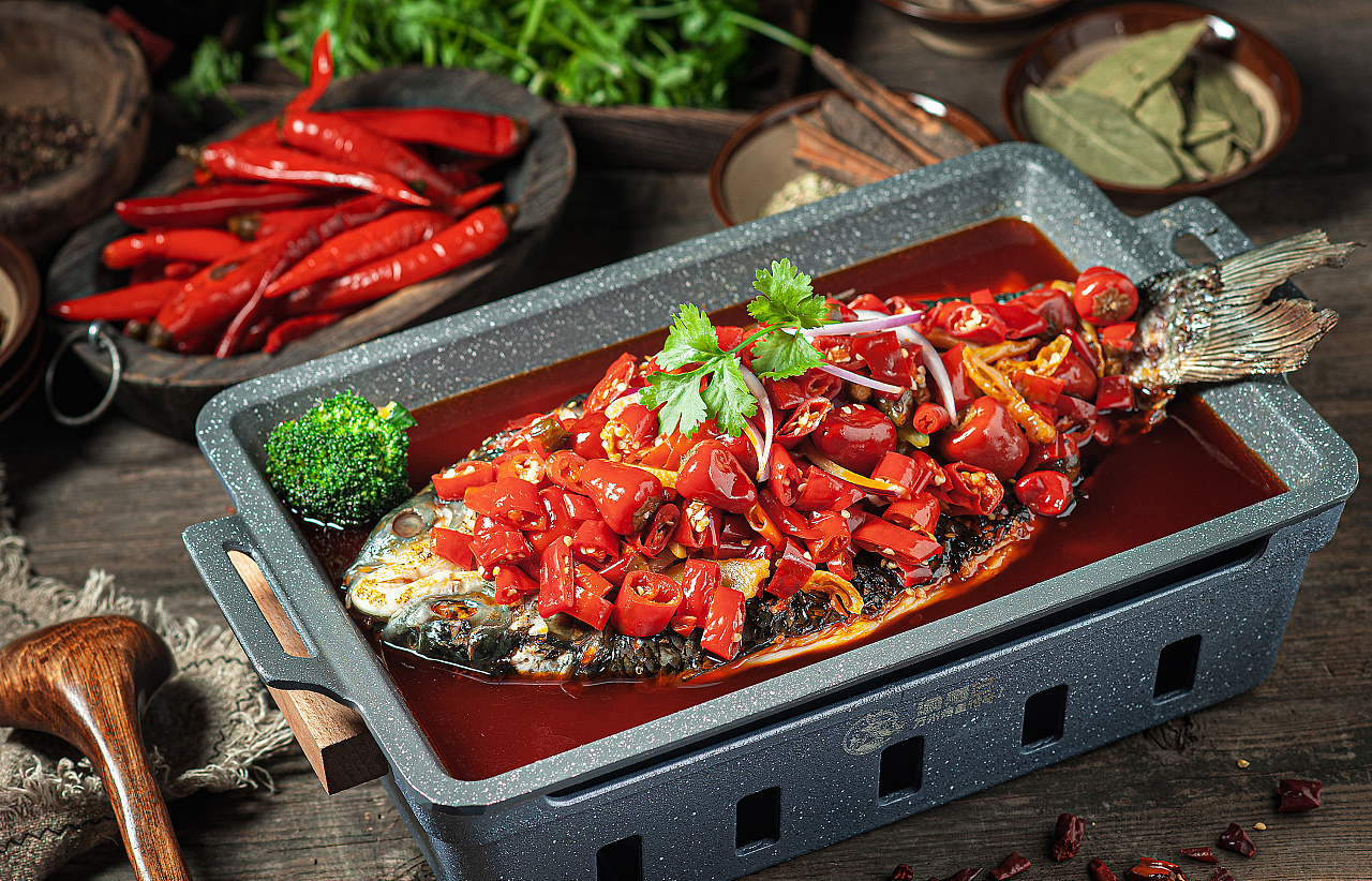 重庆美食摄影|渝尾巴万州烤鱼