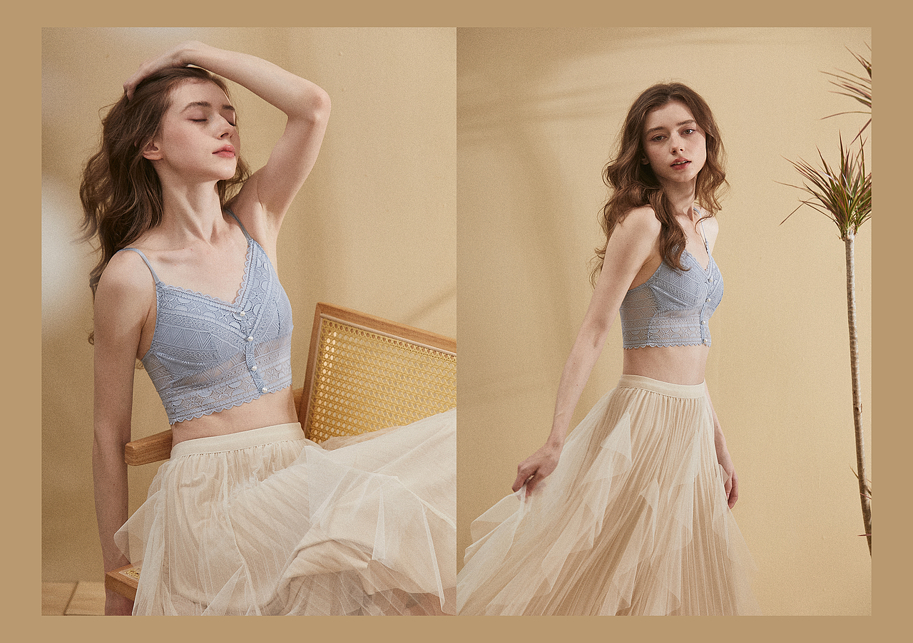 2022 ss | 内衣&家居服形象片 | 商业摄影 | 少女内衣（图ZMjg3MDExNTg4） - 时尚/艺术摄影 - 站酷设计师黄艹艹原创素材 - 站酷ZCOOL