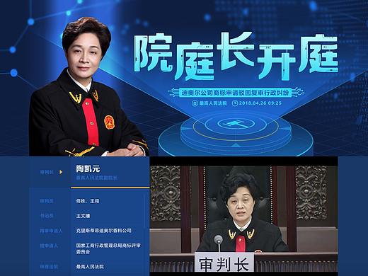 院庭长开庭专题页面