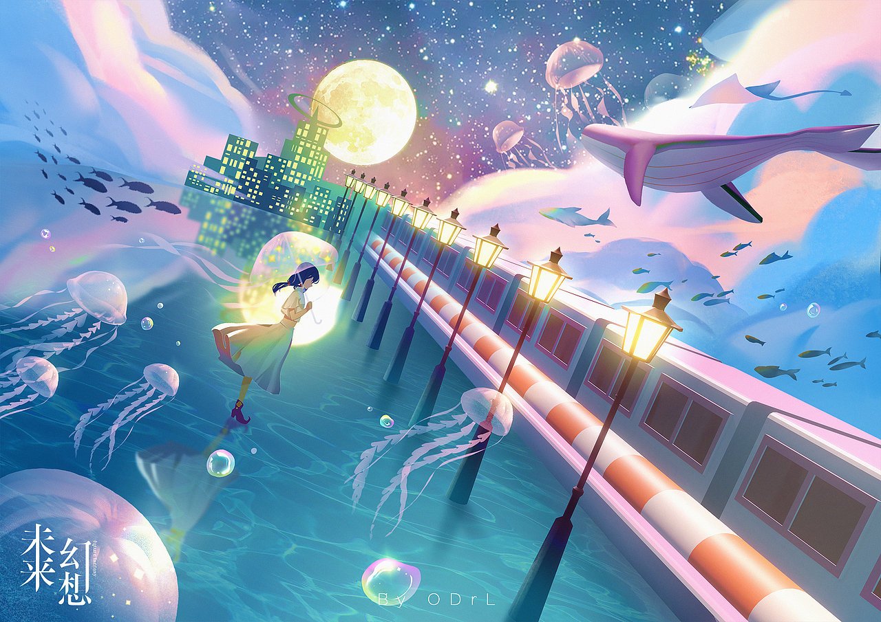 【毕设插画】未来幻想（图ZMjE4ODY1MDAw） - 商业插画 - 站酷设计师ODrL原创素材 - 站酷ZCOOL