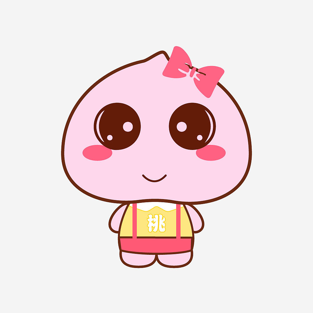 吉祥物桃子变饭团