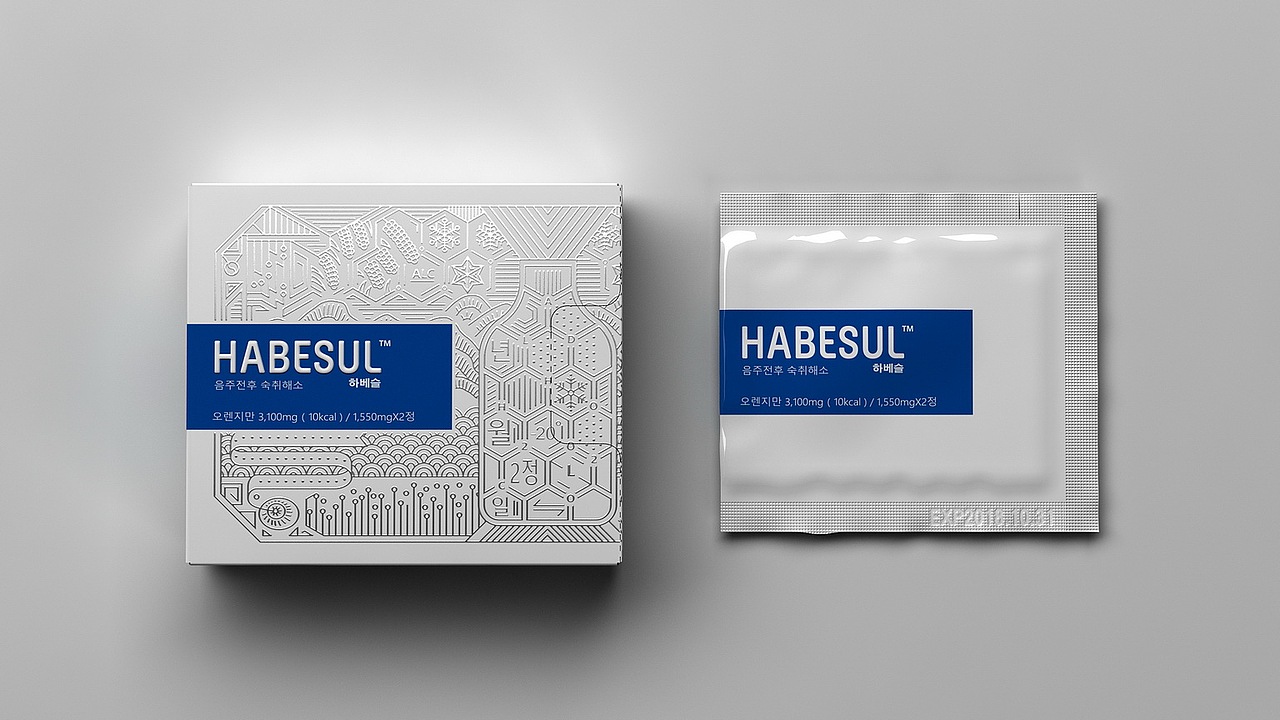 如何让高科技变时尚?韩国解酒糖《韩贝舒》包装设计