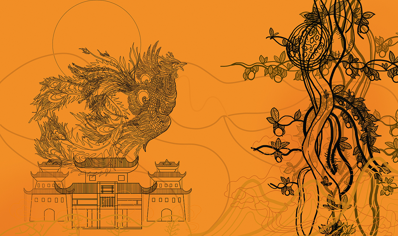 百香果插画包装