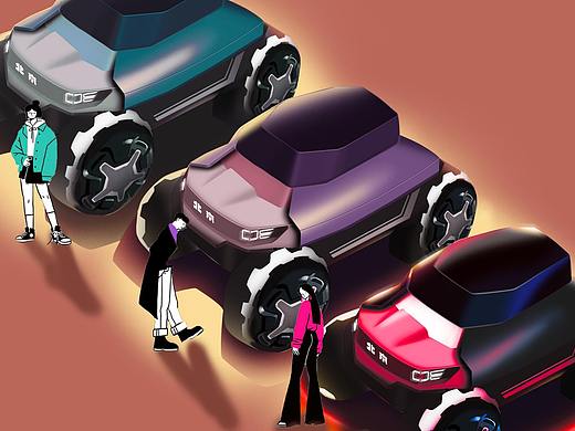 盲盒乐园——Z世代未来个性化越野出行