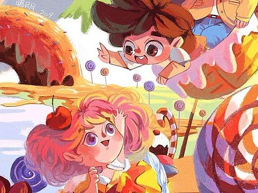 【零基础学板绘】儿童插画风格作品