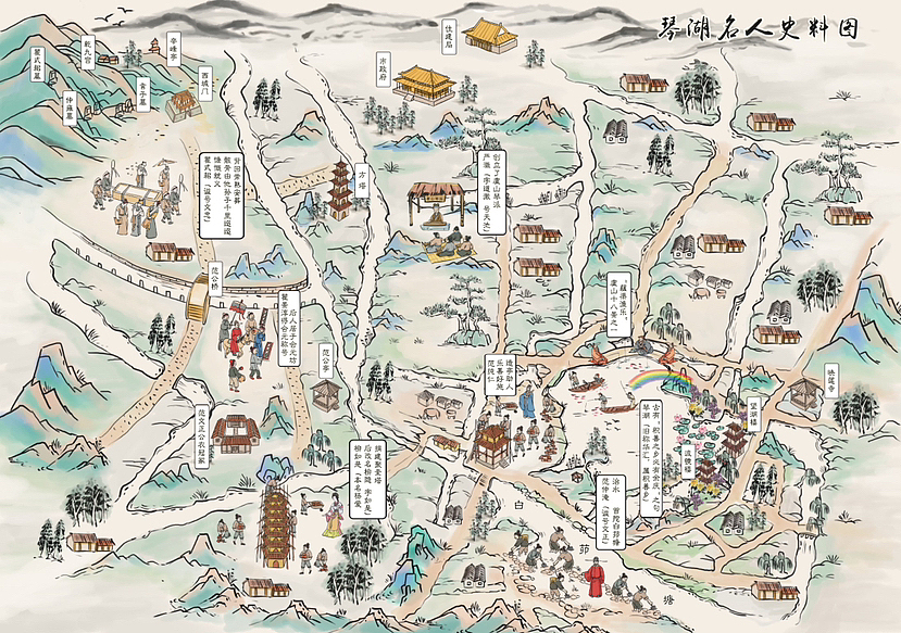 手绘地图怎么画(干货来了)(图ZMzM1NjQ0Mzk2) - 商业插画 - 站酷设计师手绘地图原创素材 - 站酷ZCOOL