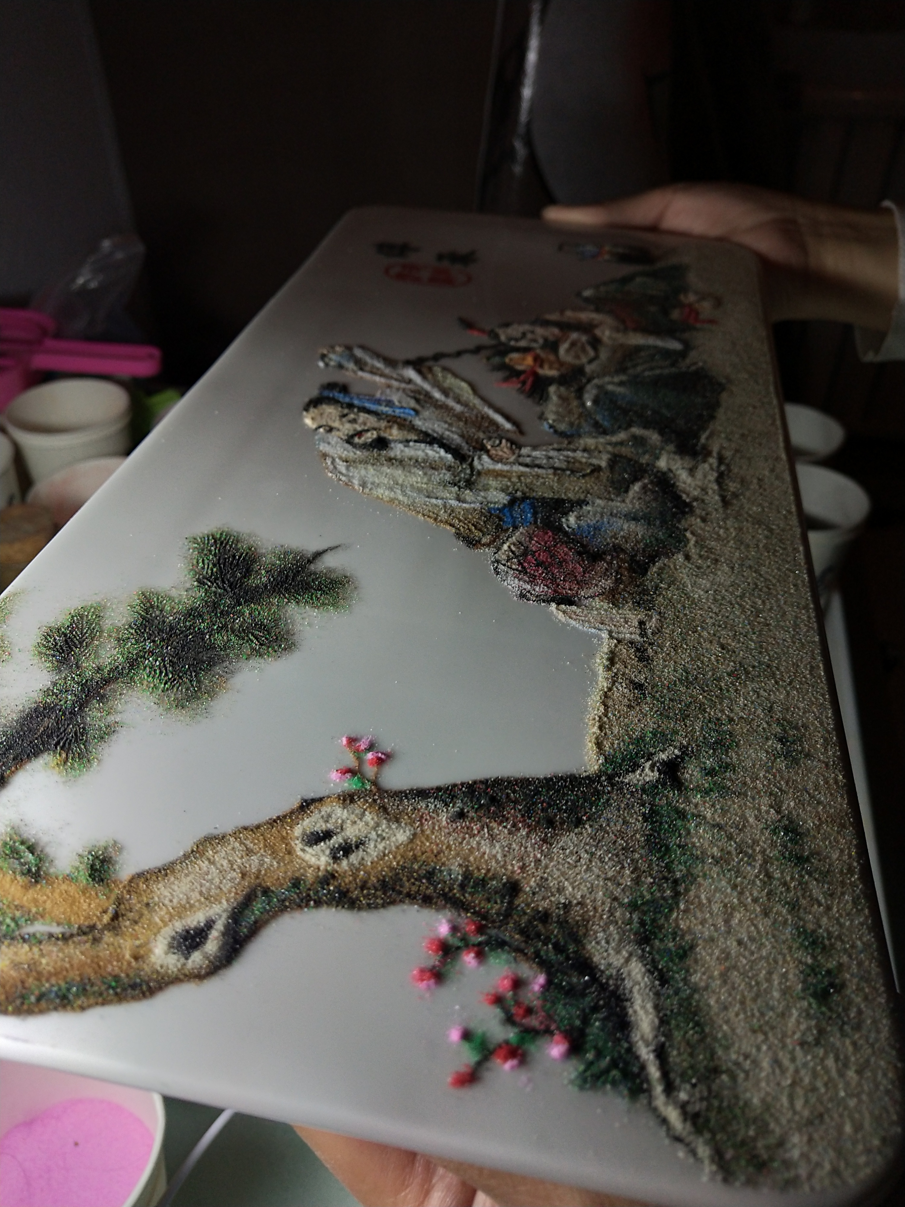 沙盘画|纯艺术|沙画|琦渺沙画 - 原创作品 - 站酷 (zcool)