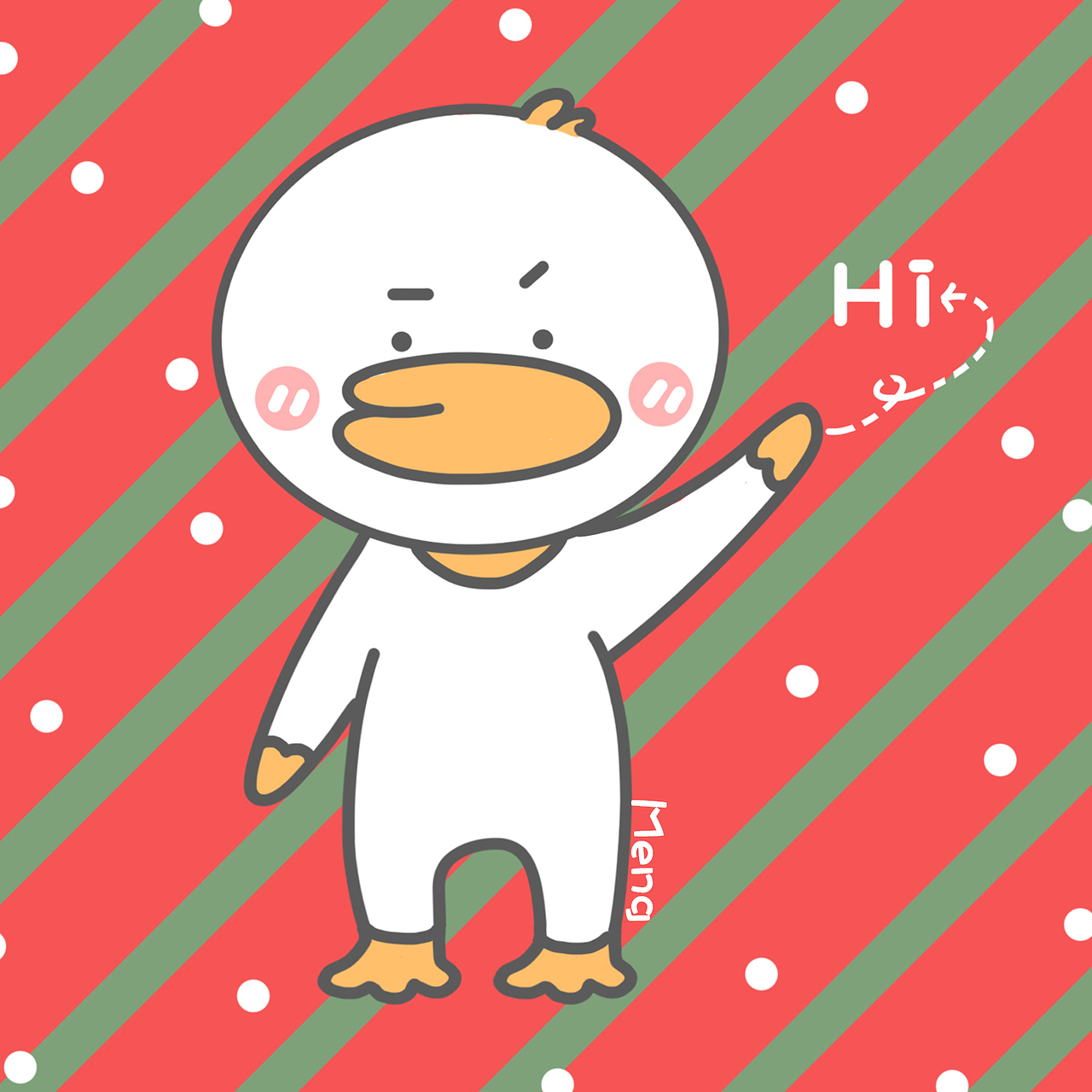 快乐鸭（图ZMTM5ODAzNTY4） - 艺术插画 - 站酷设计师我是檬檬萌原创素材 - 站酷ZCOOL