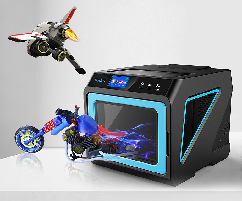 极光尔沃-幻影 智能3D打印机 高精度 商用 京东众筹详情页