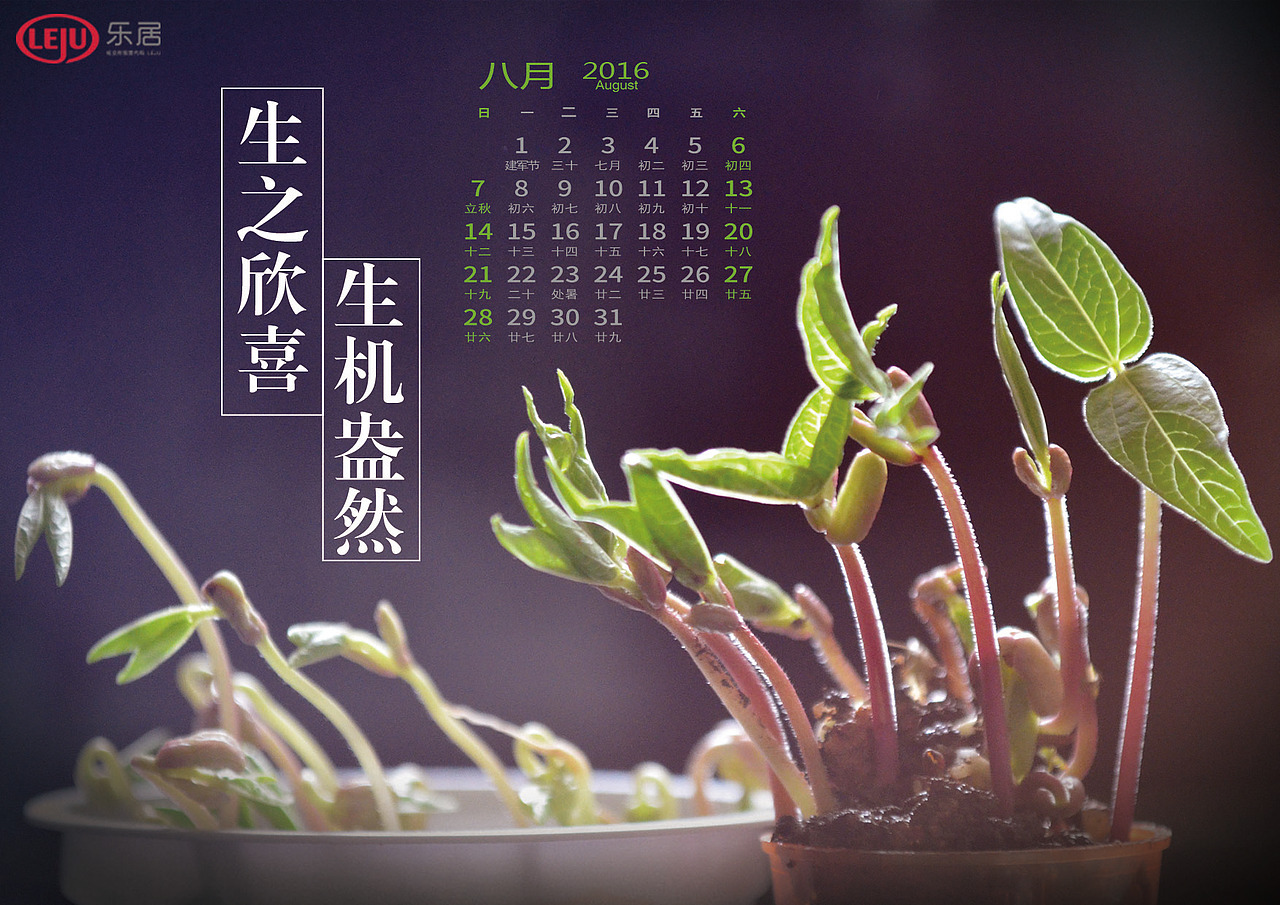 2016年乐居台历设计（图ZNDE5NjA0MjA=） - 书籍/画册 - 站酷设计师南国先生ngxs原创素材 - 站酷ZCOOL