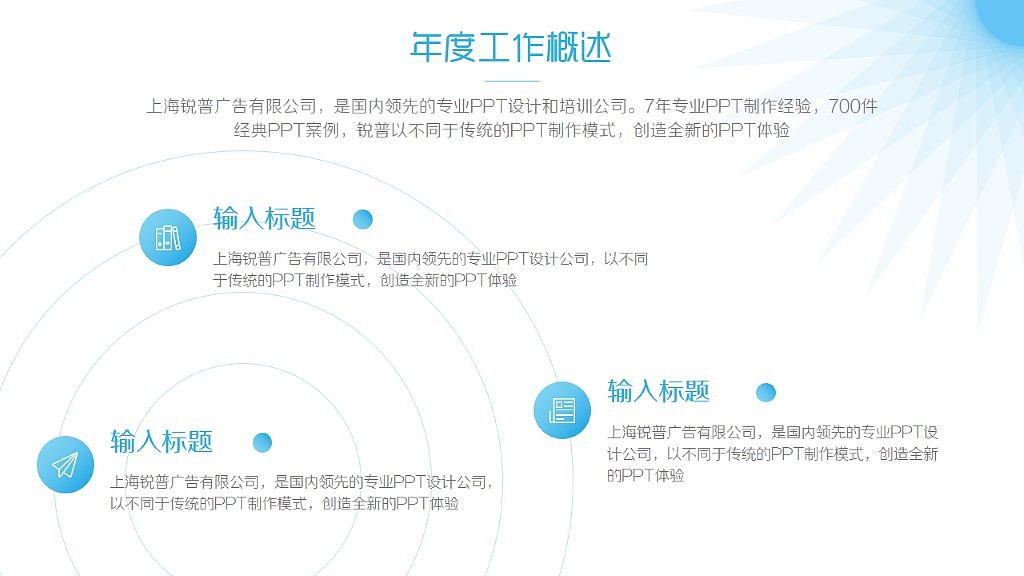 【小苹果出品】iOS商务工作汇报PPT模板