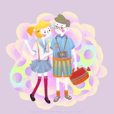 《萌幻小街》系列插画（图ZOTUxNTUwOTY=） - 创作习作 - 站酷设计师momo_mosen原创素材 - 站酷ZCOOL