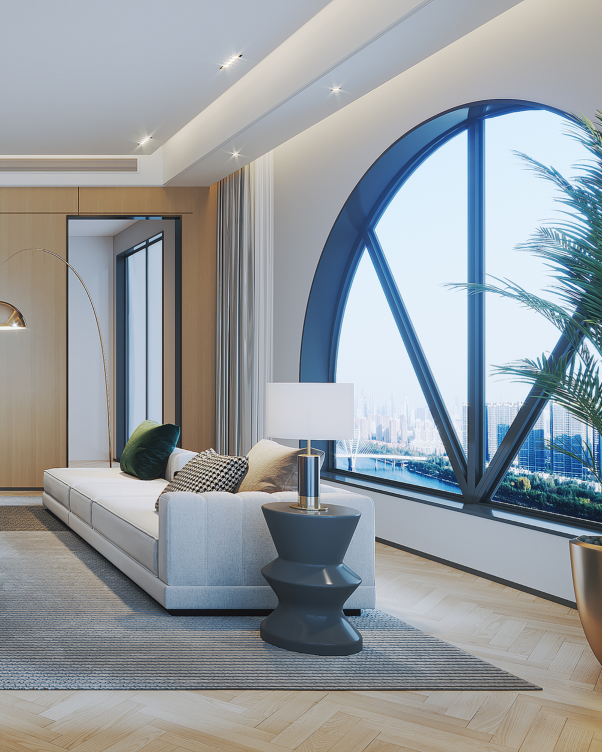 别墅:会客室:主卧:空间