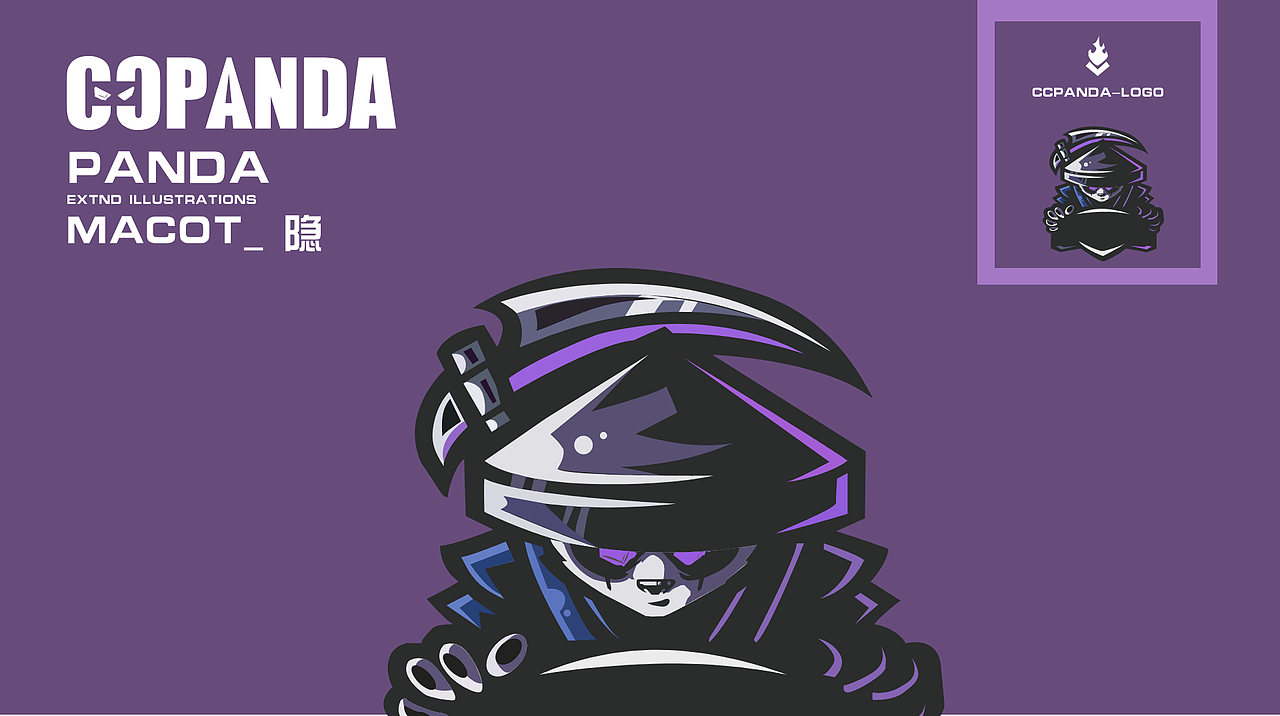 「列阵在南」个人品牌vi ip 暴力熊猫「朱雀」