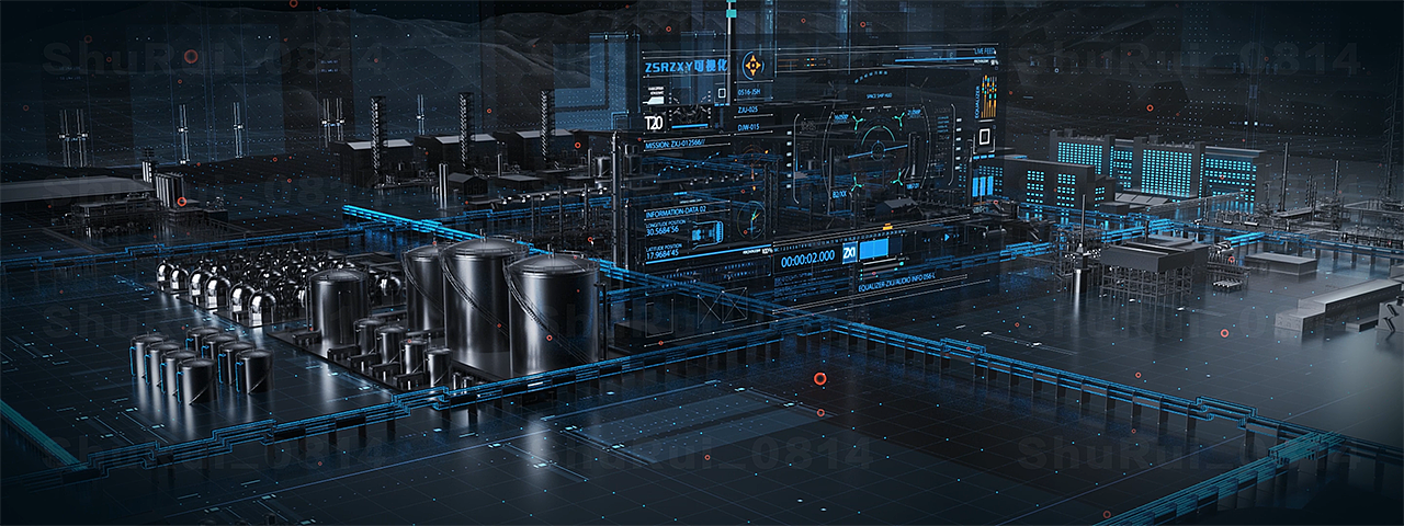 未来智慧工厂可视化