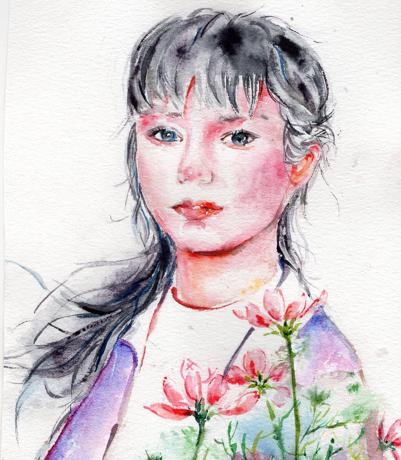水彩人物肖像合集 和自己的碎碎念（图ZODk0MDQ2MDA=） - 绘画 - 站酷设计师行鱼xy原创素材 - 站酷ZCOOL