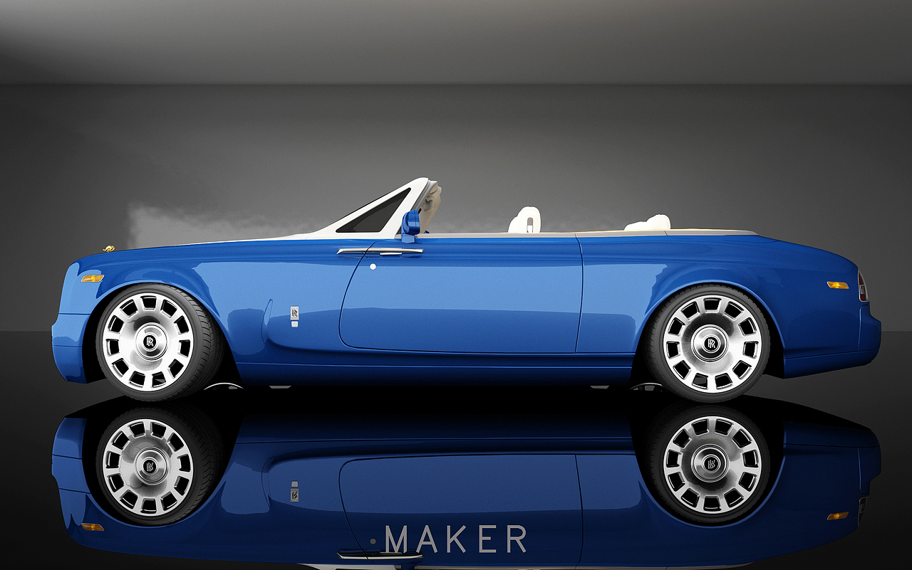 劳斯莱斯魅影汽车渲染