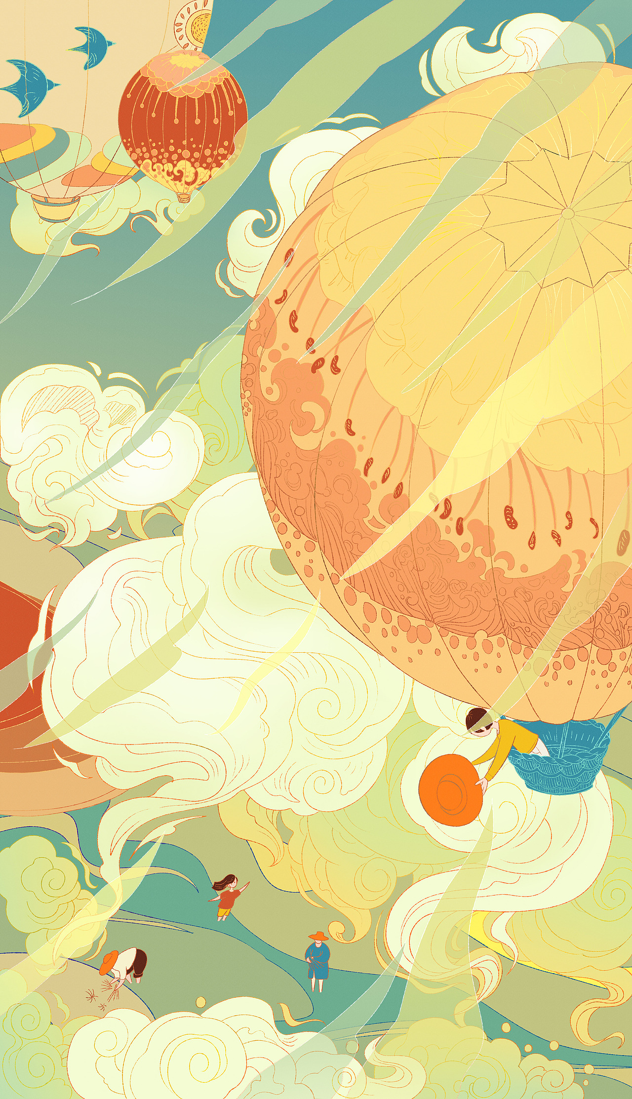 芒种——24节气（图ZMjU3MTU2Njc2） - 创作习作 - 站酷设计师果茶_FT原创素材 - 站酷ZCOOL