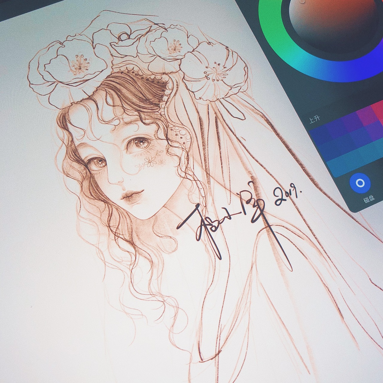 随笔,美丽的女孩。