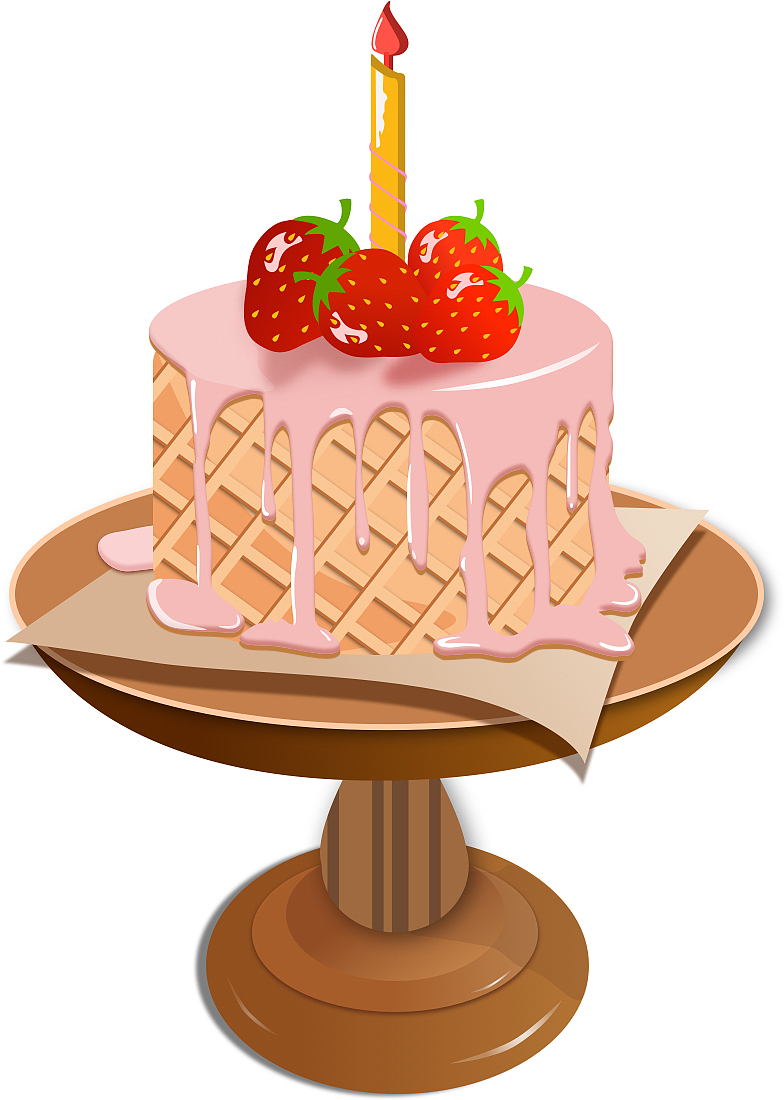 草莓蛋糕（图ZOTIxOTEyNzI=） - 创作习作 - 站酷设计师简之style原创素材 - 站酷ZCOOL