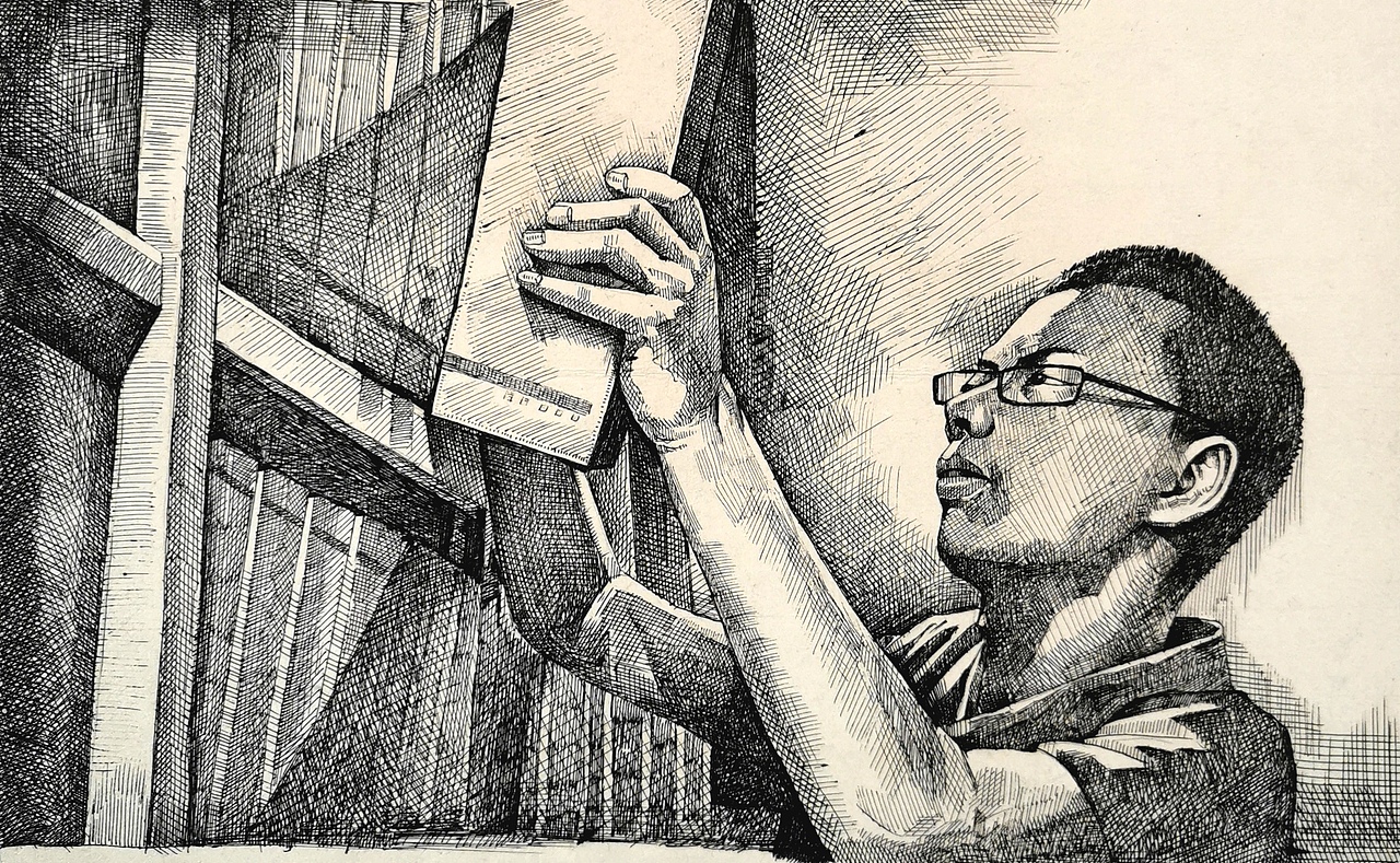 连环画《不忘初心》（图ZMjU1Mzg2OTQ4） - 绘画 - 站酷设计师zhaoshuhe123原创素材 - 站酷ZCOOL