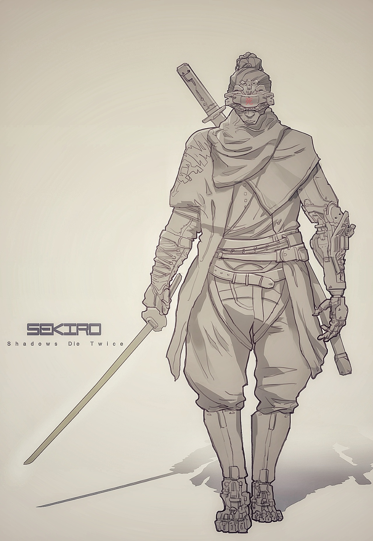 只狼 影逝二度 赛博朋克版（图ZMTUyMjIwMjI0） - 概念设定 - 站酷设计师wellrex原创素材 - 站酷ZCOOL