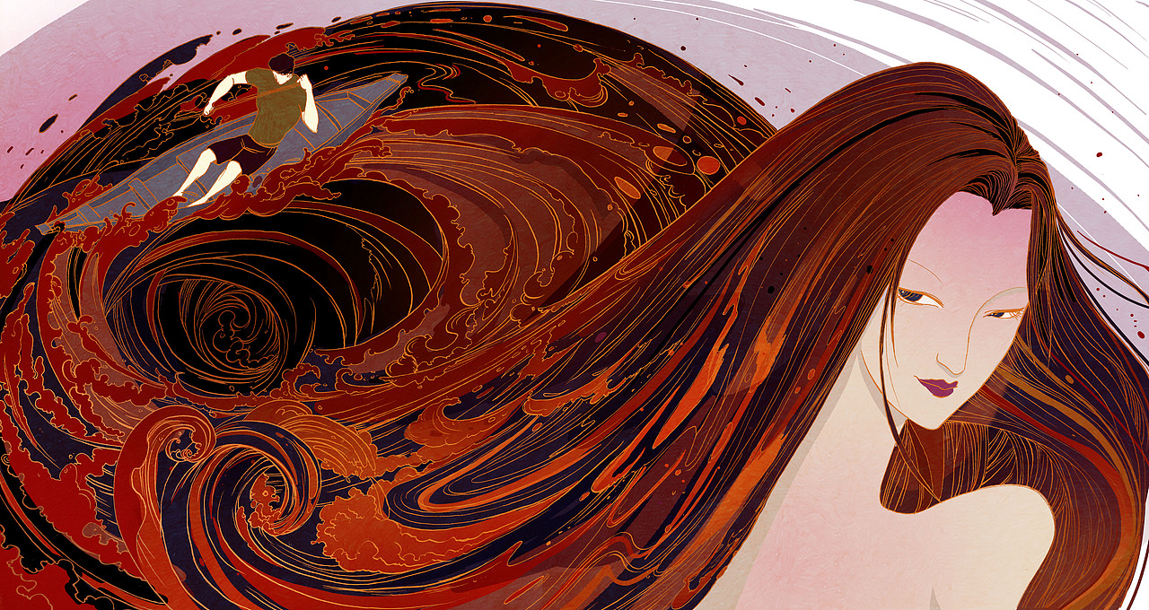 漩涡|插画|商业插画|费飞_原创作品-站酷(zcool)