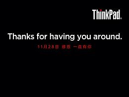 ThinkPad-感恩节海报