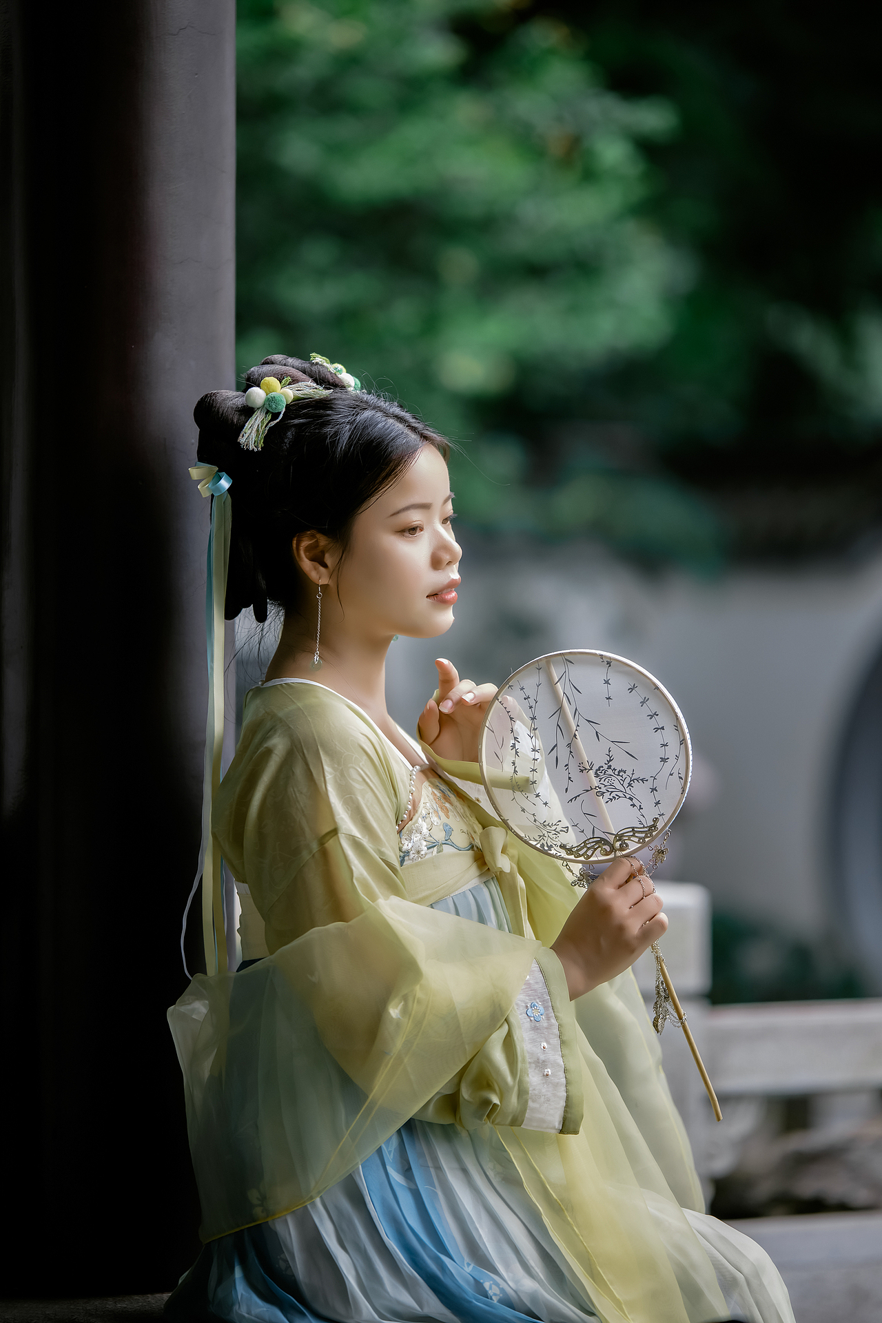 园博园汉服（图ZMzU0NDkxMjc2） - 人像摄影 - 站酷设计师足迹行摄原创素材 - 站酷ZCOOL