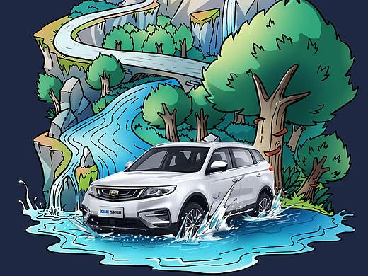 新媒體廣告宣傳海報（個人主頁-ZMzQ0Mjc2Mjg=） - 商業(yè)插畫 - 站酷設計師多吉蟲夢原創(chuàng)素材 - 站酷ZCOOL