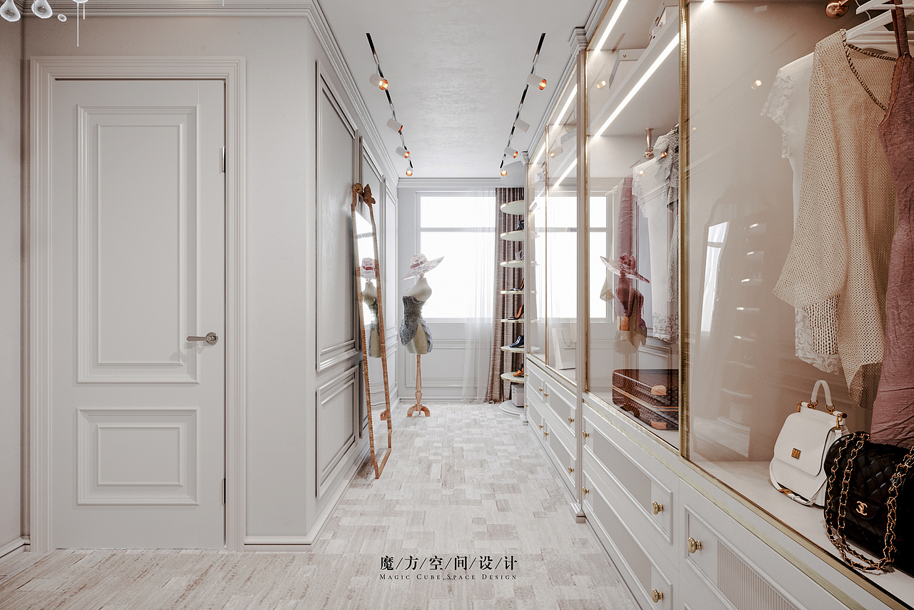 【魔方】法式轻奢•贵州遵义别墅项目（图ZMjE2NzMyMDcy） - 家装设计 - 站酷设计师魔方空间设计原创素材 - 站酷ZCOOL