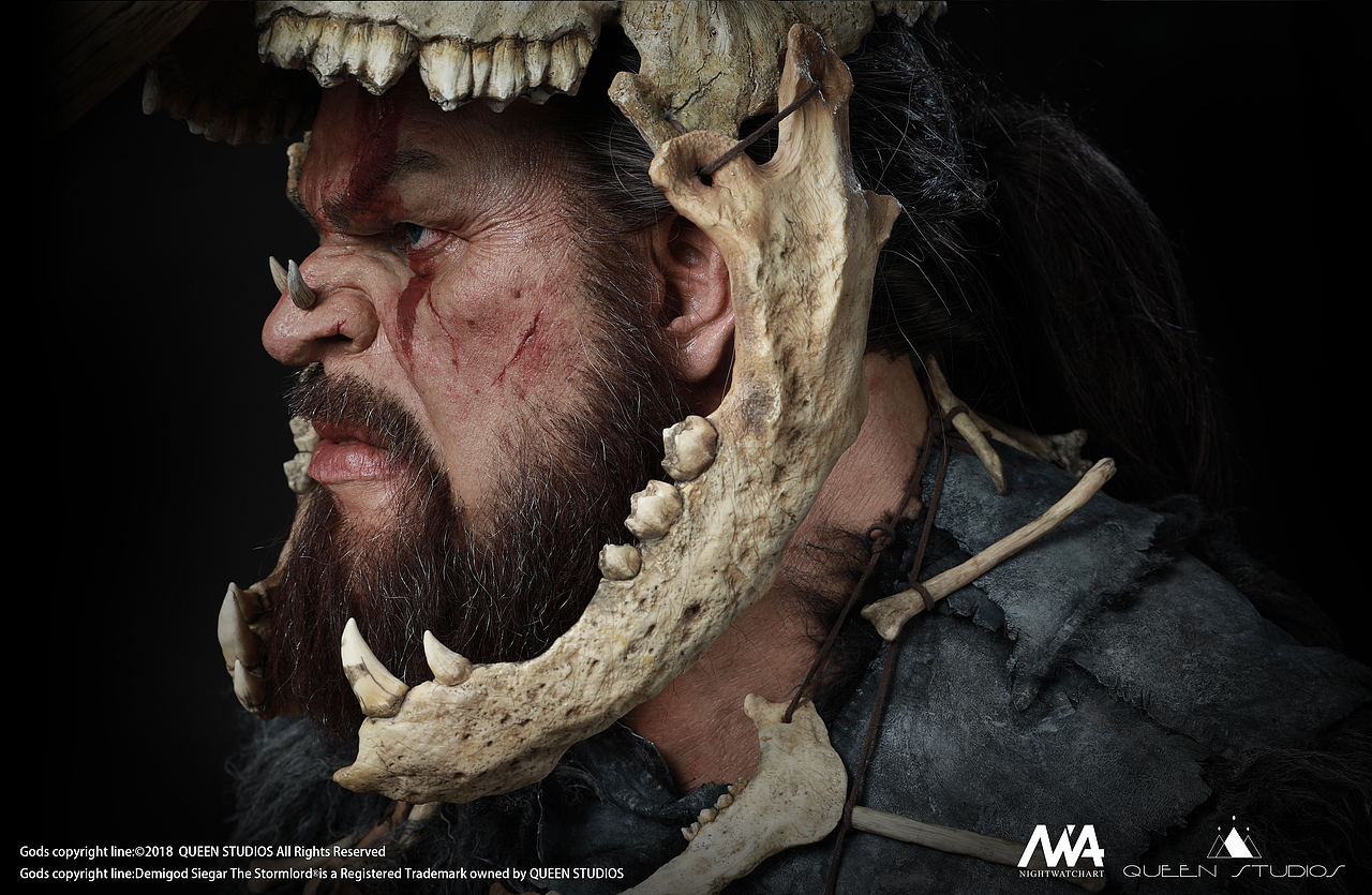 Queen Studios 原创作品：半神-风暴之王-齐格尔（图ZMTM3Njk0MzI0） - 手办/模玩 - 站酷设计师QueenStudios原创素材 - 站酷ZCOOL