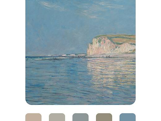 治愈系配色| 莫奈的蓝