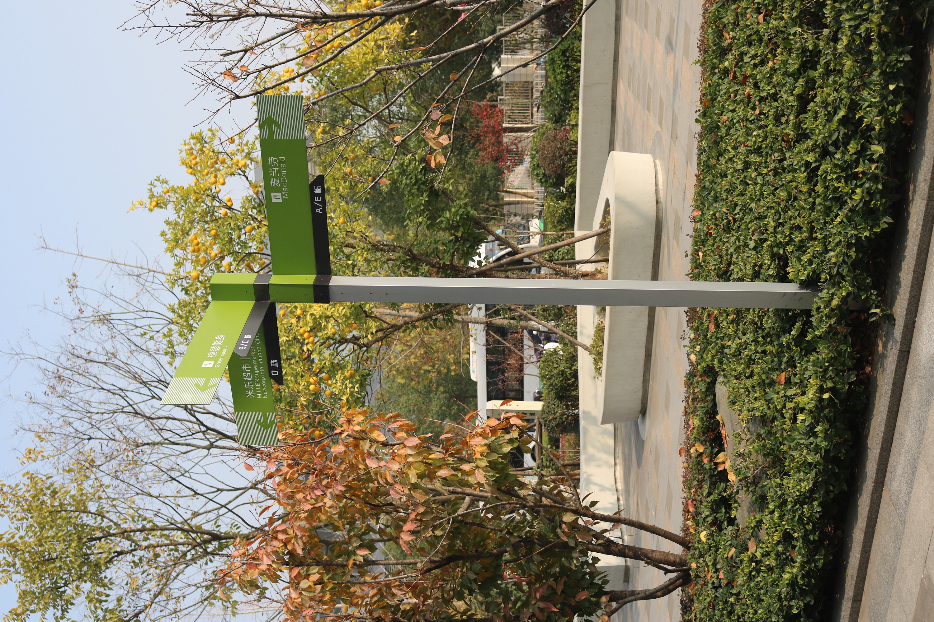 标识标牌设计分流导向牌指向牌景区路标城市道路标识