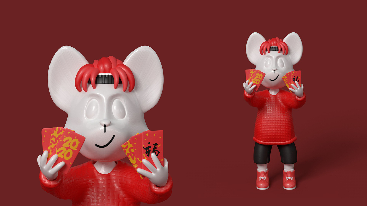 鼠一鼠二 | 新年鼠IP设计