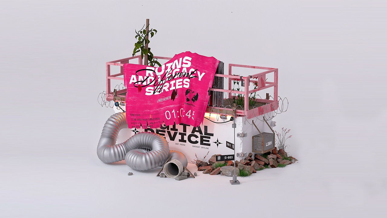 荒構系列 Ruins Structure Poster