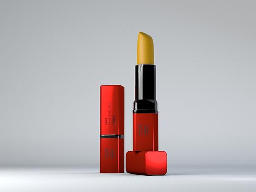 唇膏C4D模型及摄影