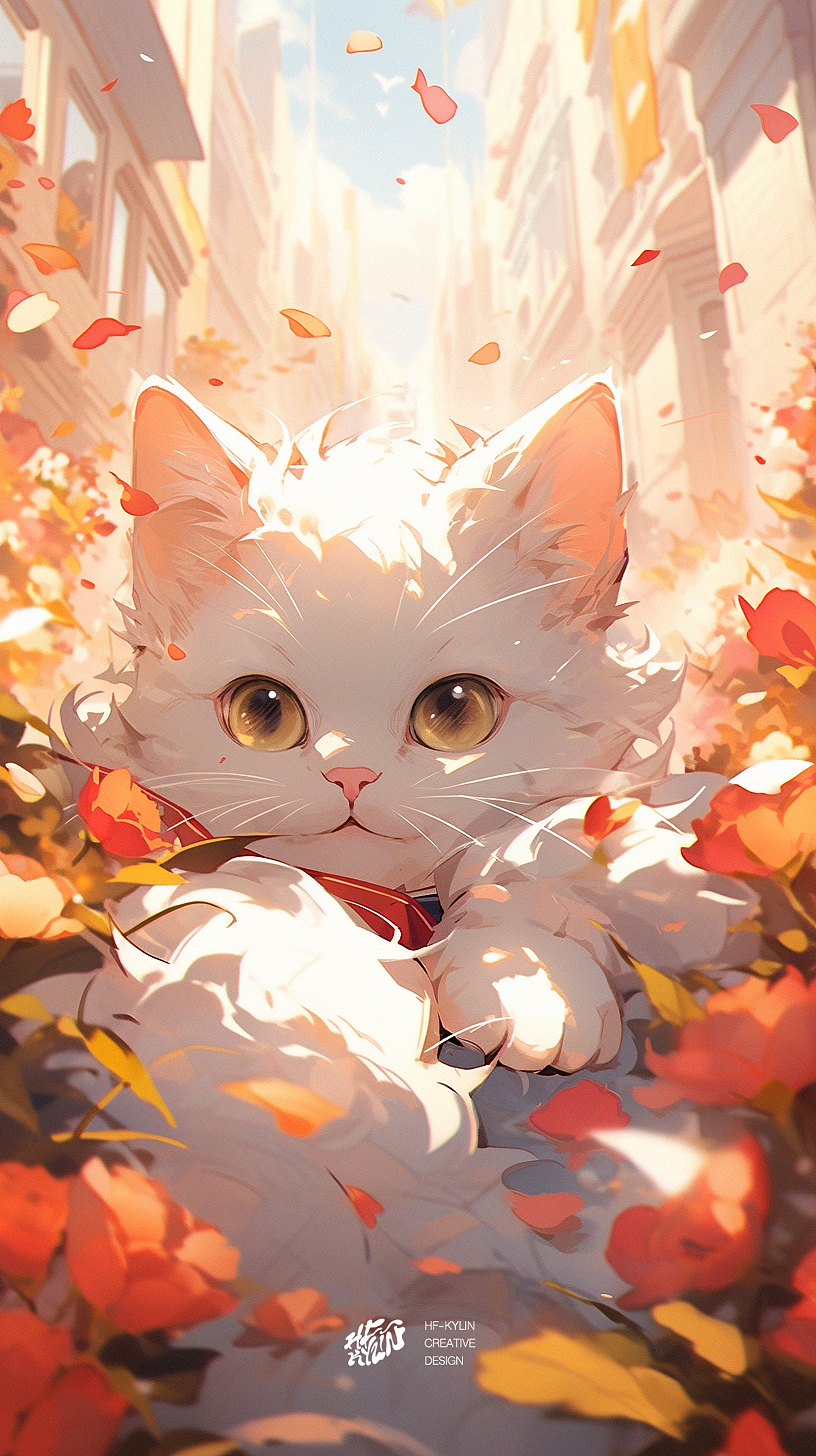 猫（图ZMzQ0OTE2NTA4） - AI作品 - 站酷设计师HFKYLIN鹤佬麒麟原创素材 - 站酷ZCOOL