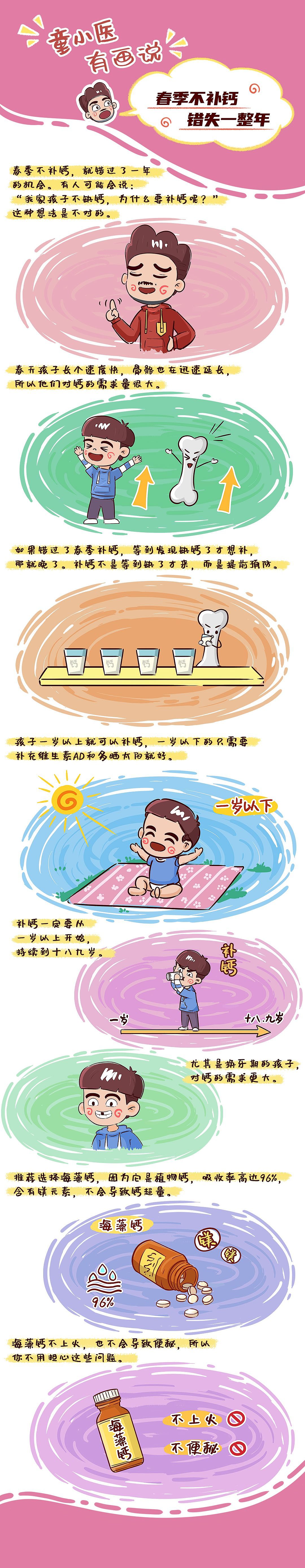 春季不补钙，错失一整年（图ZMzY0MDIzOTEy） - 其他动漫 - 站酷设计师童医师有画说原创素材 - 站酷ZCOOL