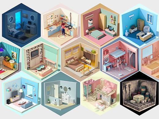 C4D基础课第一章【学生作业】整理