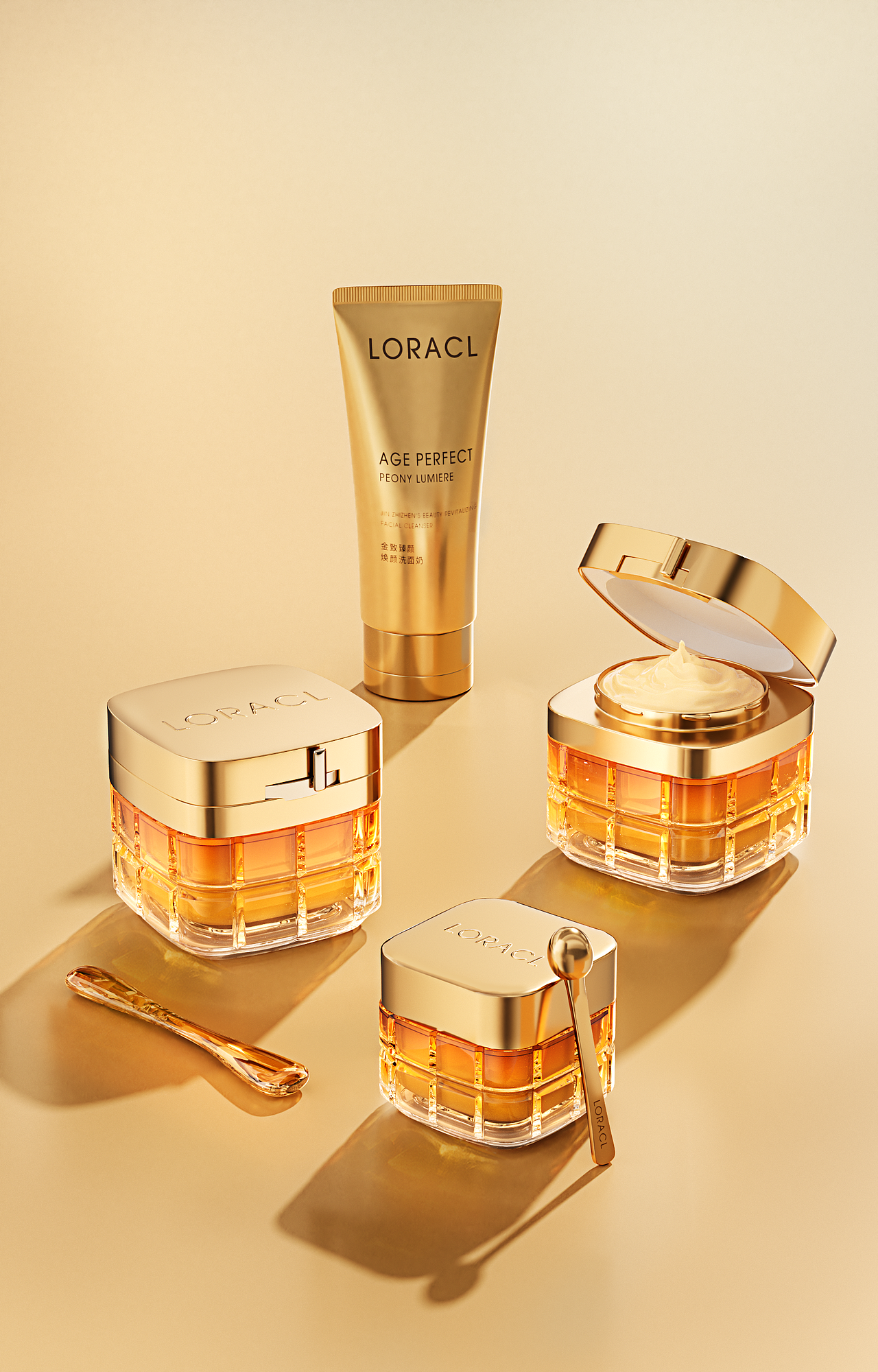 C4D渲染 美妆护肤品 三维渲染