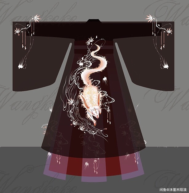 汉服原创设计山海经耳鼠