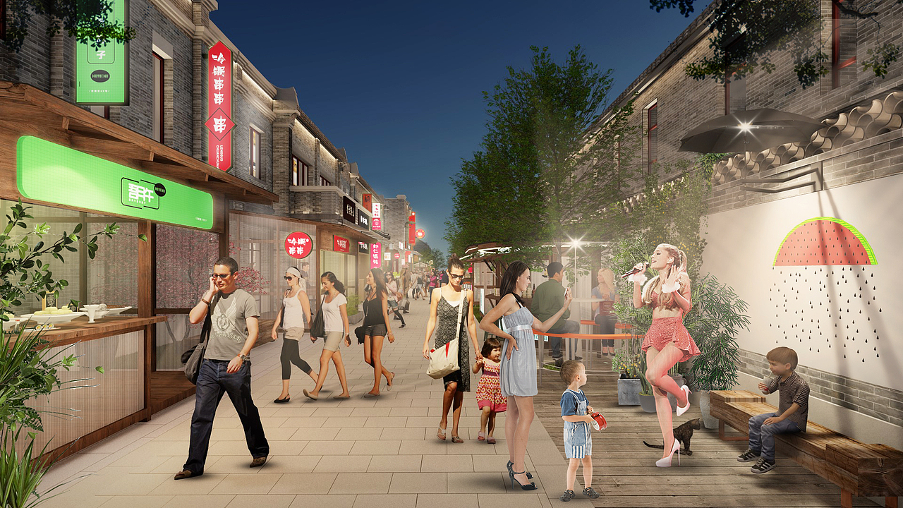 山东即墨古城商业街