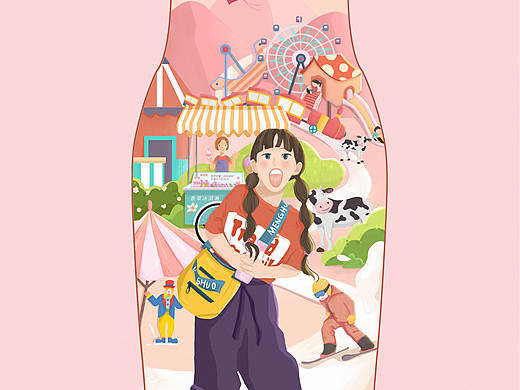 娃哈哈系列海报（大广赛参赛作品）