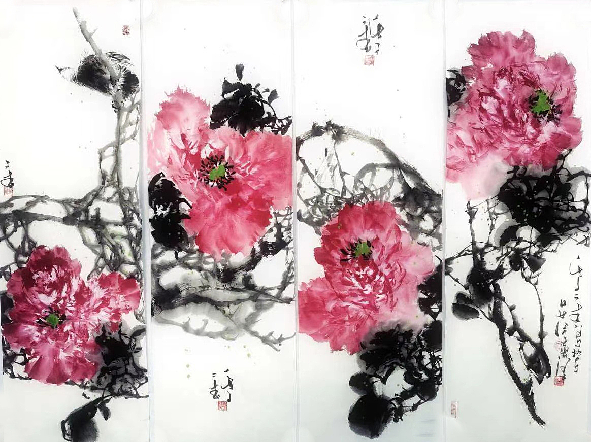 中国美术家协会会员韦智杰花鸟画作品欣赏