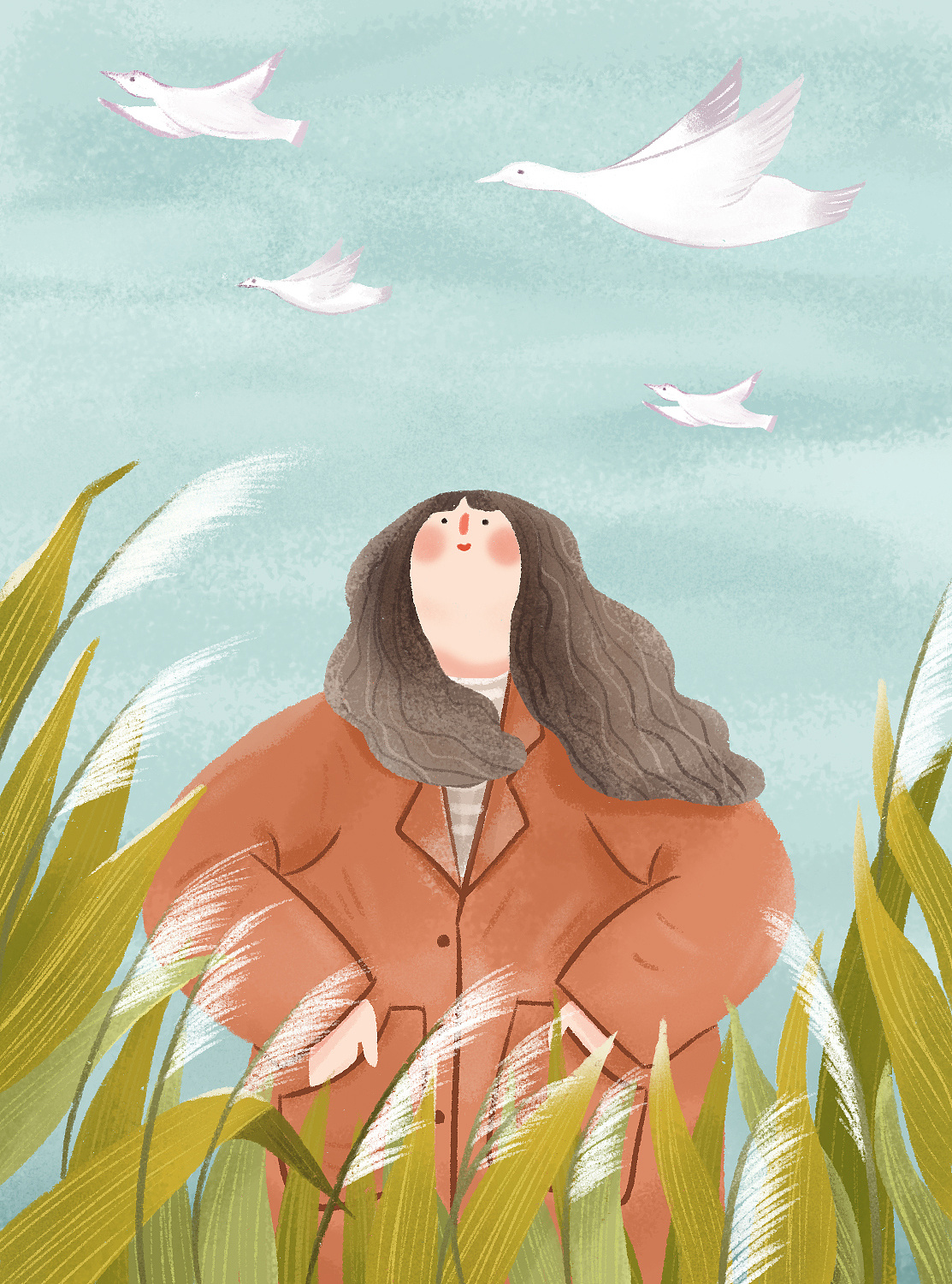 原创插画-仰望系列合集