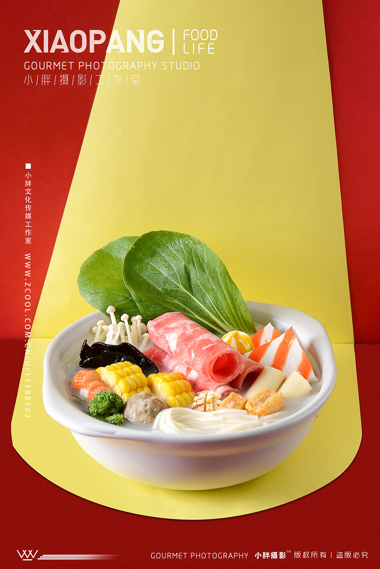 米线 X 小胖摄影 创意米线拍摄